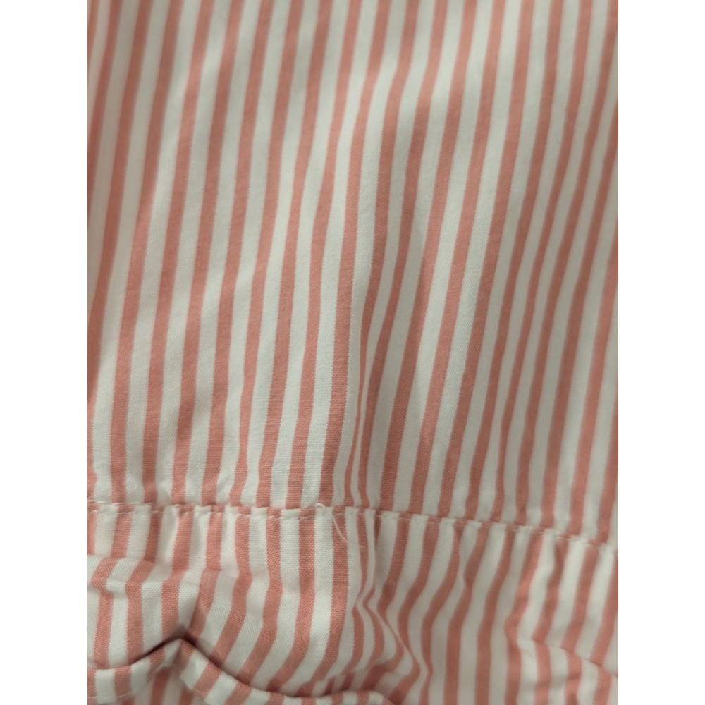 Women's JACK by BB DAKOTA Pink & White Striped Blouse M - Picture 3 of 9